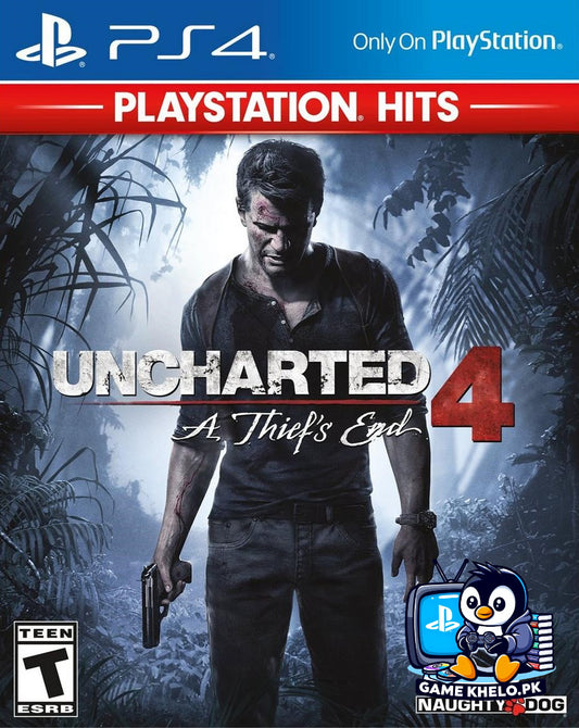 Uncharted 4 A Thief's End PS4 - Used PlayStation Game Available At Game Khelo Islamabad Pakistan