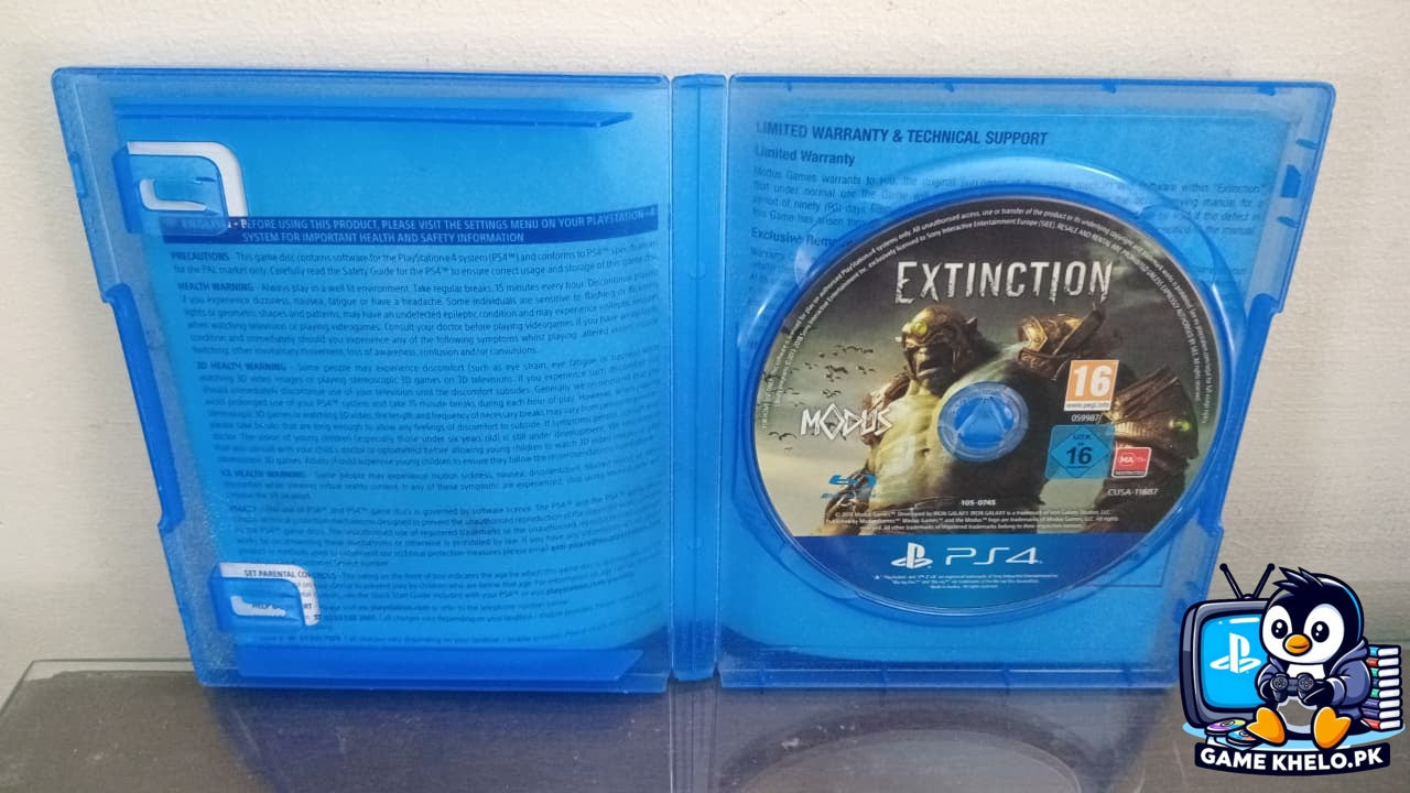 "Extinction PS4 Used PlayStation game available at GameKhelo Islamabad Pakistan"