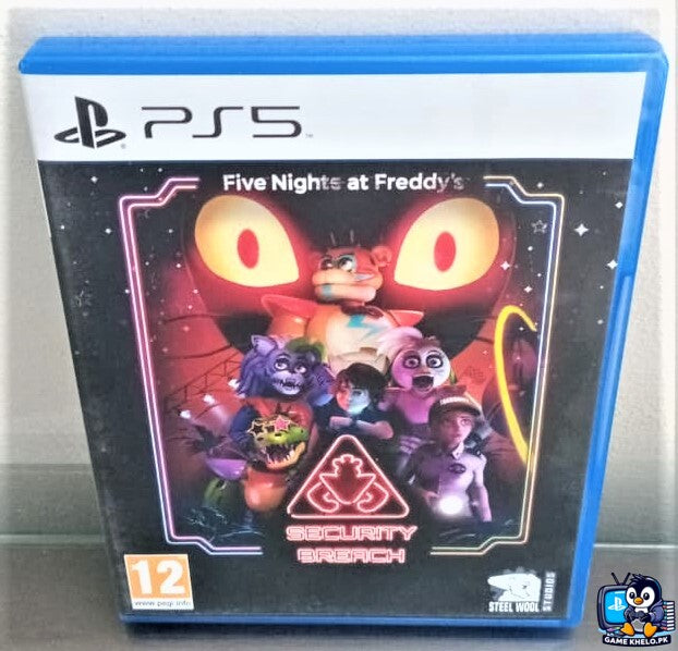 "Five Nights At Freddy's: Security Breach PS5 Used PlayStation game available at GameKhelo Islamabad Pakistan"2