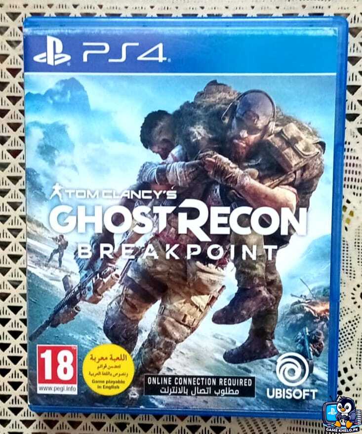 "Tom Clancy's Ghost Recon Breakpoint PS4 Used PlayStation game available at GameKhelo Islamabad Pakistan"5