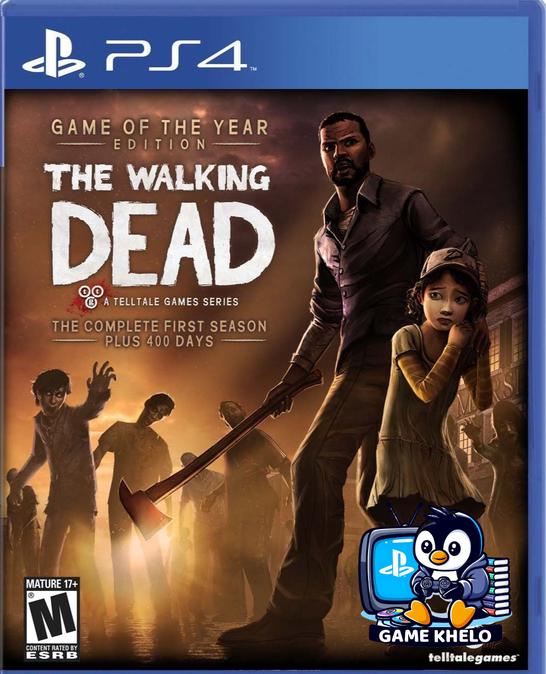 Pre-owned The Walking Dead Complete First Season PS4 game case on GameKhelo Pakistan