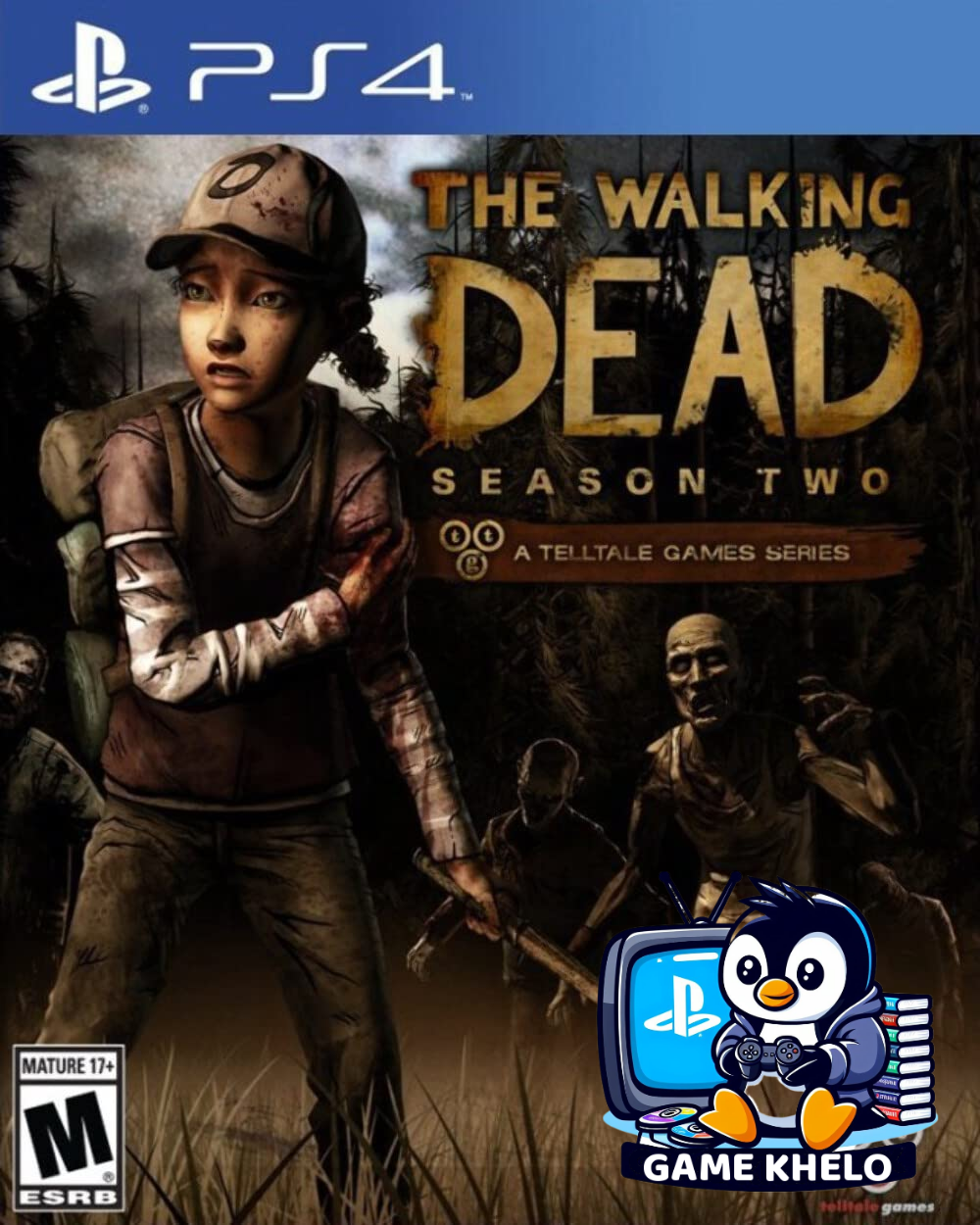 Pre-owned The Walking Dead Season Two PS4 game case on GameKhelo Pakistan