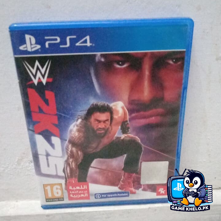 WWE 2K25 PS4 game front cover – used – Gamekhelo Pakistan
