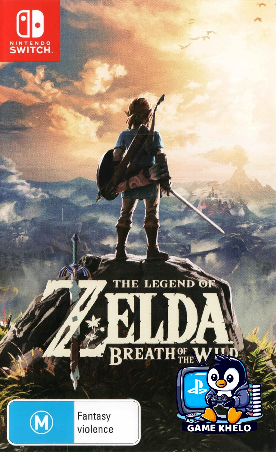 Pre-owned The Legend of Zelda Breath of the Wild Nintendo Switch game card on GameKhelo Pakistan